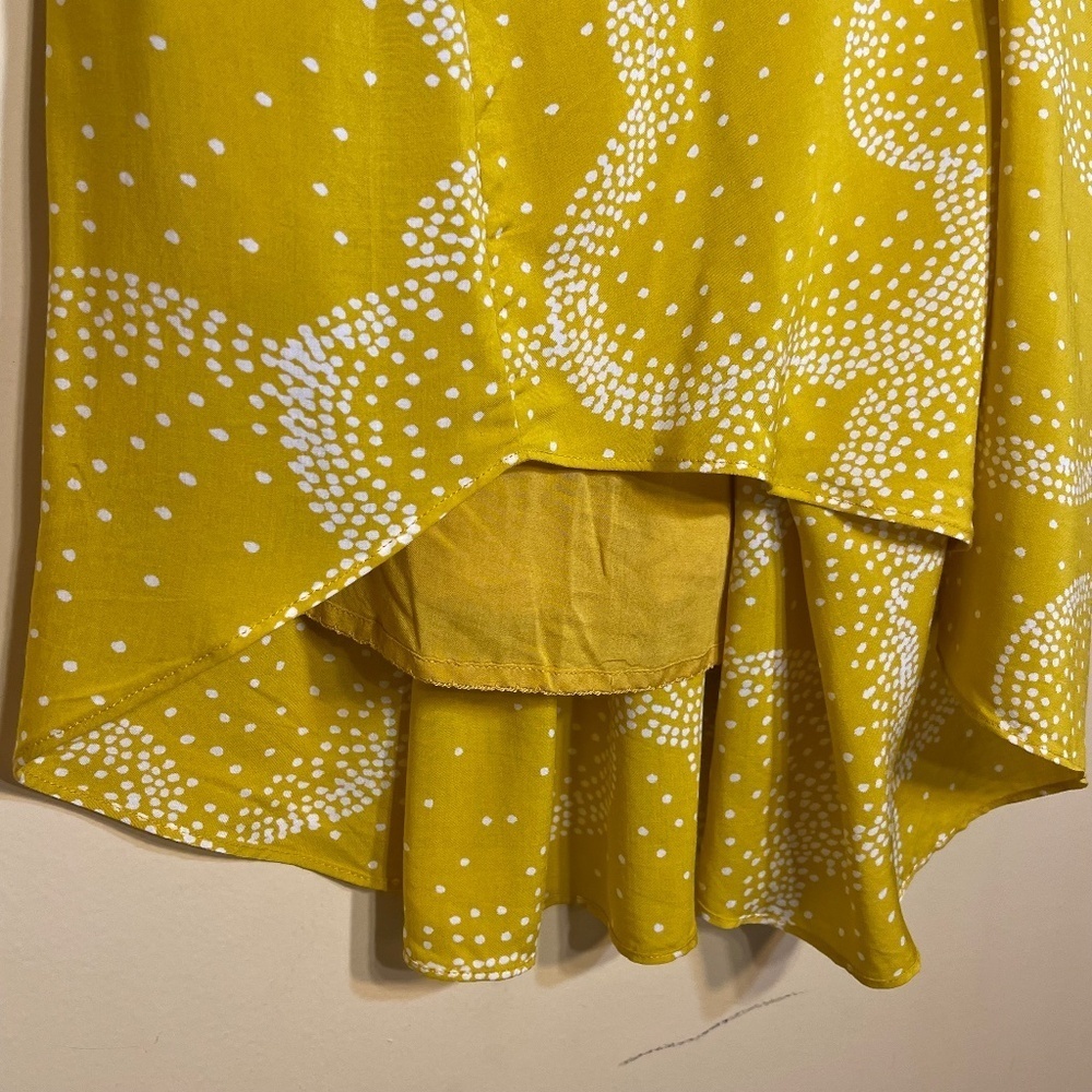 Anthropologie Yellow and White Skirt - Picture 5 of 10